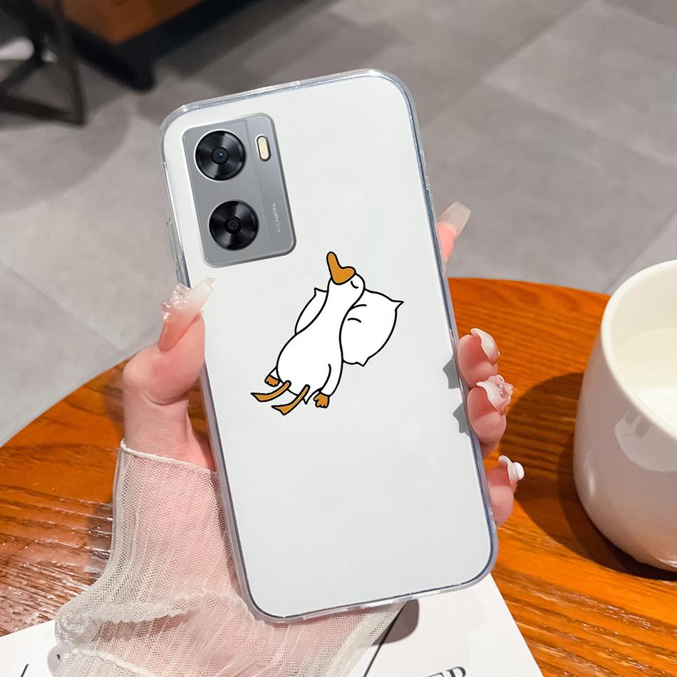 For Oppo A77 A77S Phone Case Colorful Flowers Patterns Back Cover For OppoA77 A77 S 2022 Soft TPU Transparent Silicone Bumper