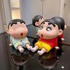 3D Crayon Shin chan Phone Stand Anime Cartoon DIY Crayon Shin chan Model Decoration Office Decor New Year Navided Party Gift