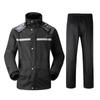 Men's Fashion Motorcycle Fishing Suit Two-piece Outdoor Windproof Waterproof Rain Coat and Pants