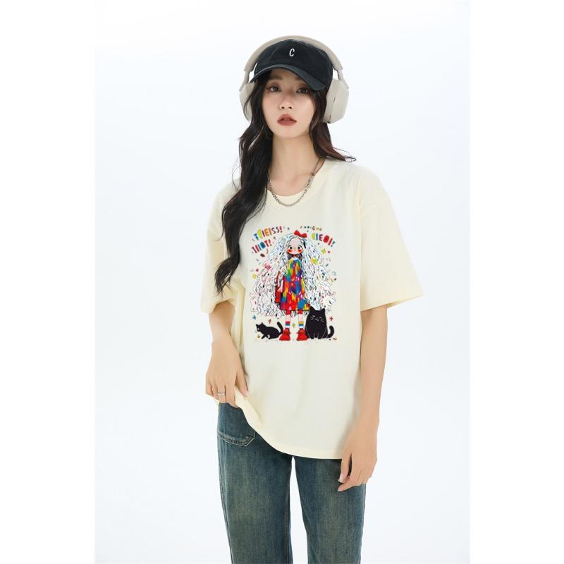 VEZFAA Damenmode Casual Sommer Frühling Kurzarm O-Ausschnitt Blusen & Hemden