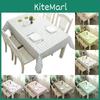 Peva Oil-proof Table Cloth In Simple Plaid Pattern For Home Dining Decor**