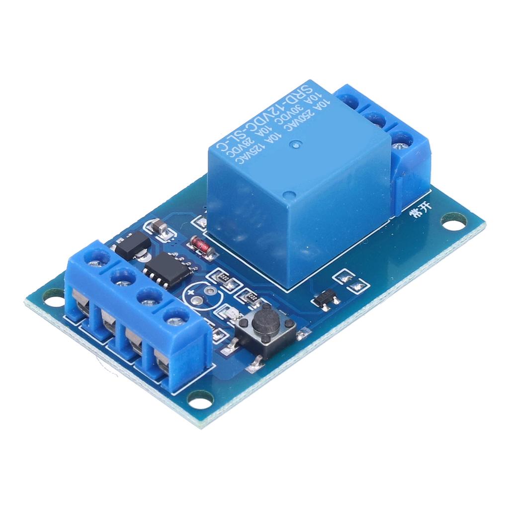 Relay Module Single Button Bistable Stable Reliable Performance Good Heat Dissipation12V Bistable
