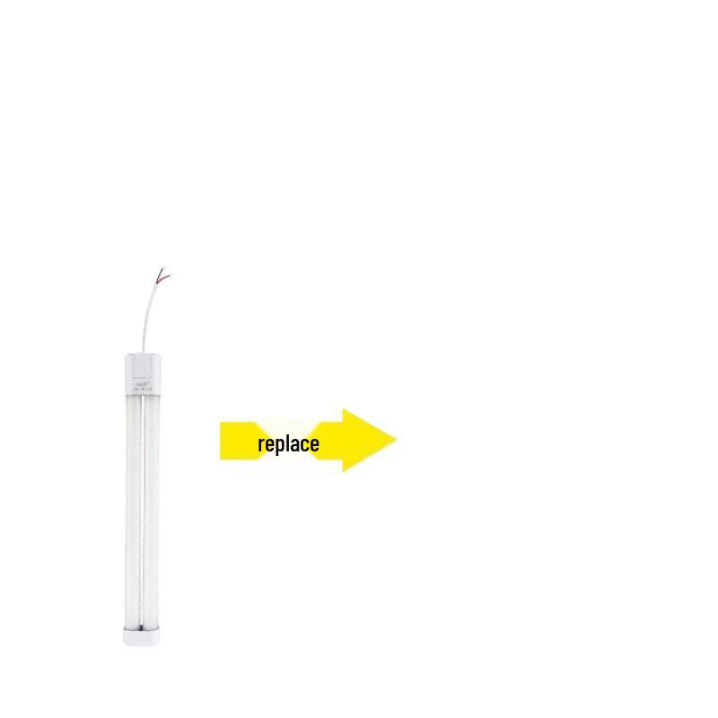 LED Tube Replacement: H-Type Four-Pin Fluorescent Retrofit, Three-Color, Energy-Saving, 12W/24W/36W/40W/55W