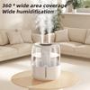 USB Humidifier with Night Light Digital Display Dual Spray Mode Low Noise Large Capacity Air Humidifier Essential Oil Diffuser