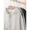 Felpa con cappuccio casual gotica Harajuku Y2K Streetwear High Street Felpa con cappuccio da uomo Retro Zip Up Manica lunga Giacca larga Cappotti