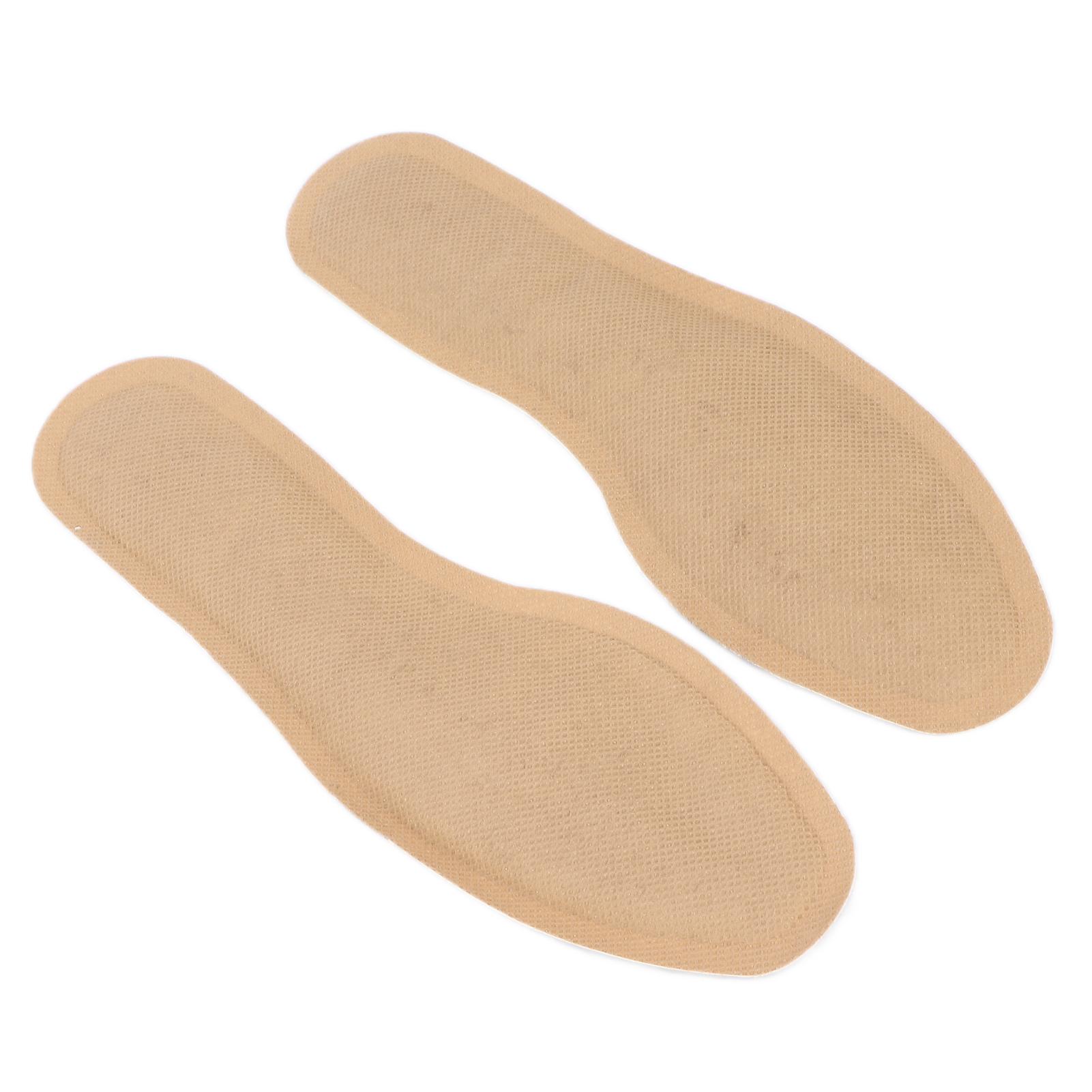 

2 шт., нагревательная стелька из нетканого материала, женская зимняя вставка для обуви с самоподогревом для подогрева ног