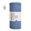 2mm Hollow Pure Cotton Scarf & Bag Yarn for DIY Crochet and Handwoven Projects