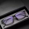 2PCS Men's Ultra Light Full Frame Reading Glasses Retro Square Full Frame Hyperopia Glasses Anti Blue Light Glasses for Men