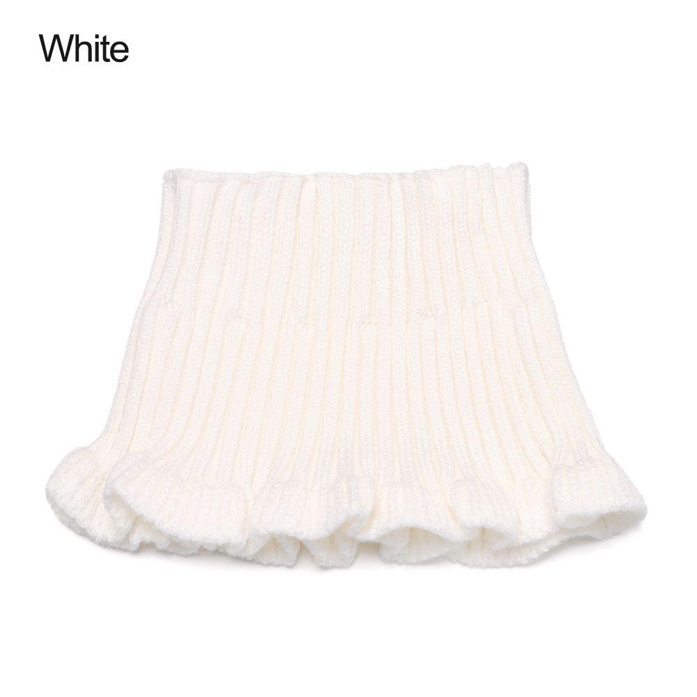 Women Windproof Detachable Warm Neck Guard Knitted Fake Collar Turtleneck Scarf