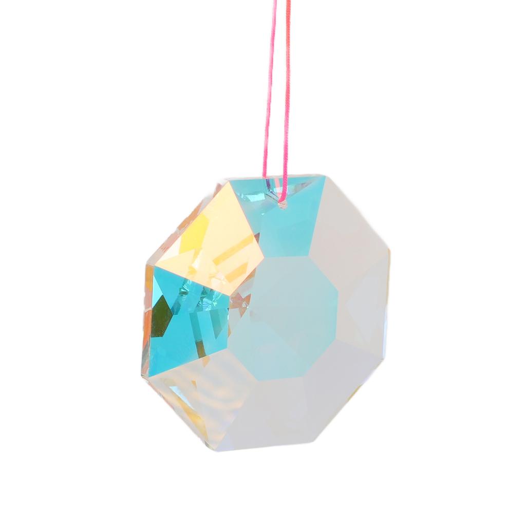 Hanging Crystal Suncatcher Multipurpose Exquisite Prisms Crystal Pendants for Window Christmas