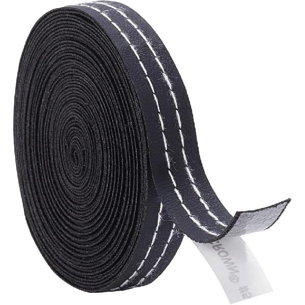 

PH PandaHall 16.4FT Automotive Interior Trim Strips Leather Stitching Line Strip Black with Red Line Decor Seam Strip Self-Adhesive Car Interior черный белый