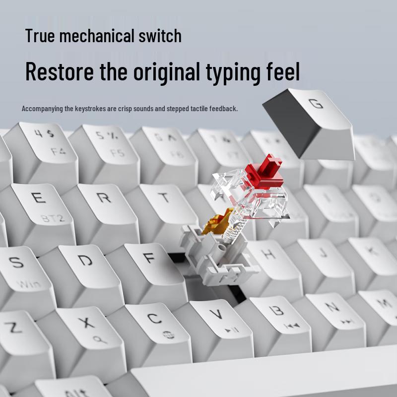 Qianxingzhe MT68 Kompakte Dual-Mode Mechanische Tastatur