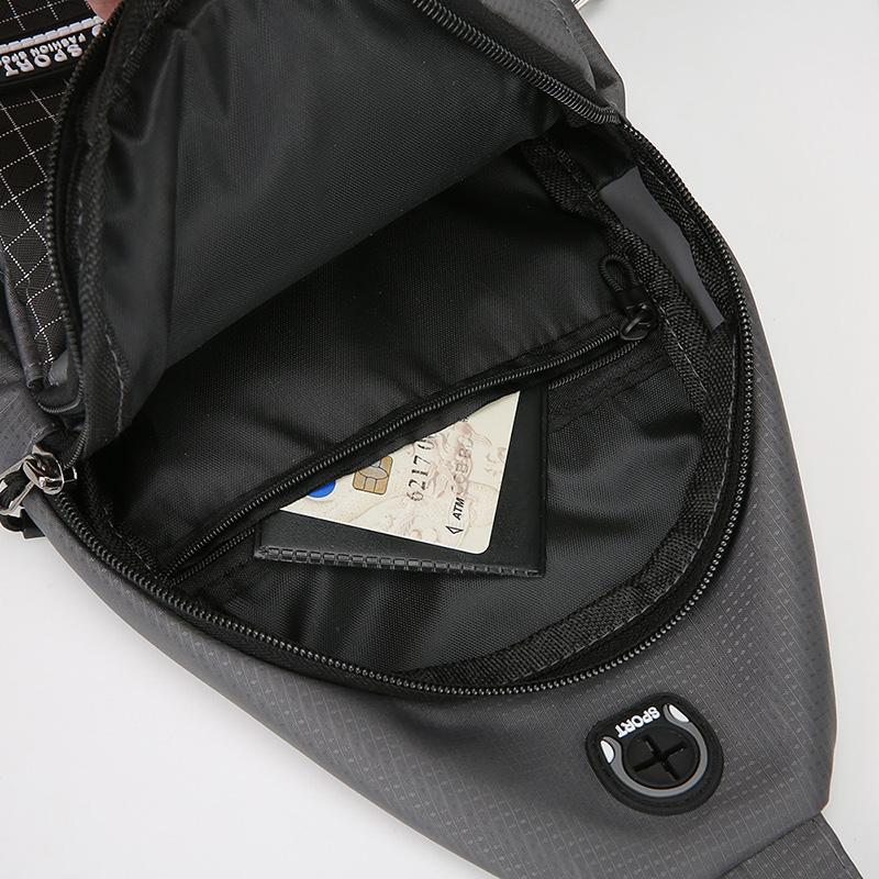 Nová multifunkční náprsní taška Pánská módní trendová taška přes rameno z oxfordské tkaniny Ležérní voděodolná taška messenger v korejském stylu Kabelka