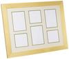 A.P.J. Plain Family Photo Frame with Mat, Natural, Taishi