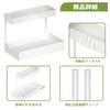 TATIU Under-Sink Storage, Sliding, 2-Tier Kitchen Storage, Under-Bathroom Storage, L-Shaped Drawer, Sliding Rack, Kitchen, Bathroom, Storage Rack, Con