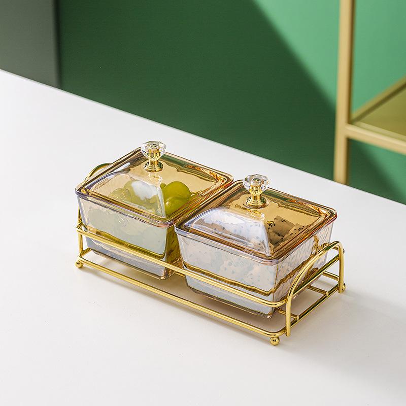 

Стеклянная перегородка KTV для фруктов и десертов с крышкой