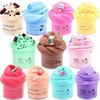 HFCHUPIN Butter Slime Kit for Girls and Boys 11pack with Scent Stretchy and Non-Sticky Stress Relief Fidget Toy Birthday Gift and Party Favo