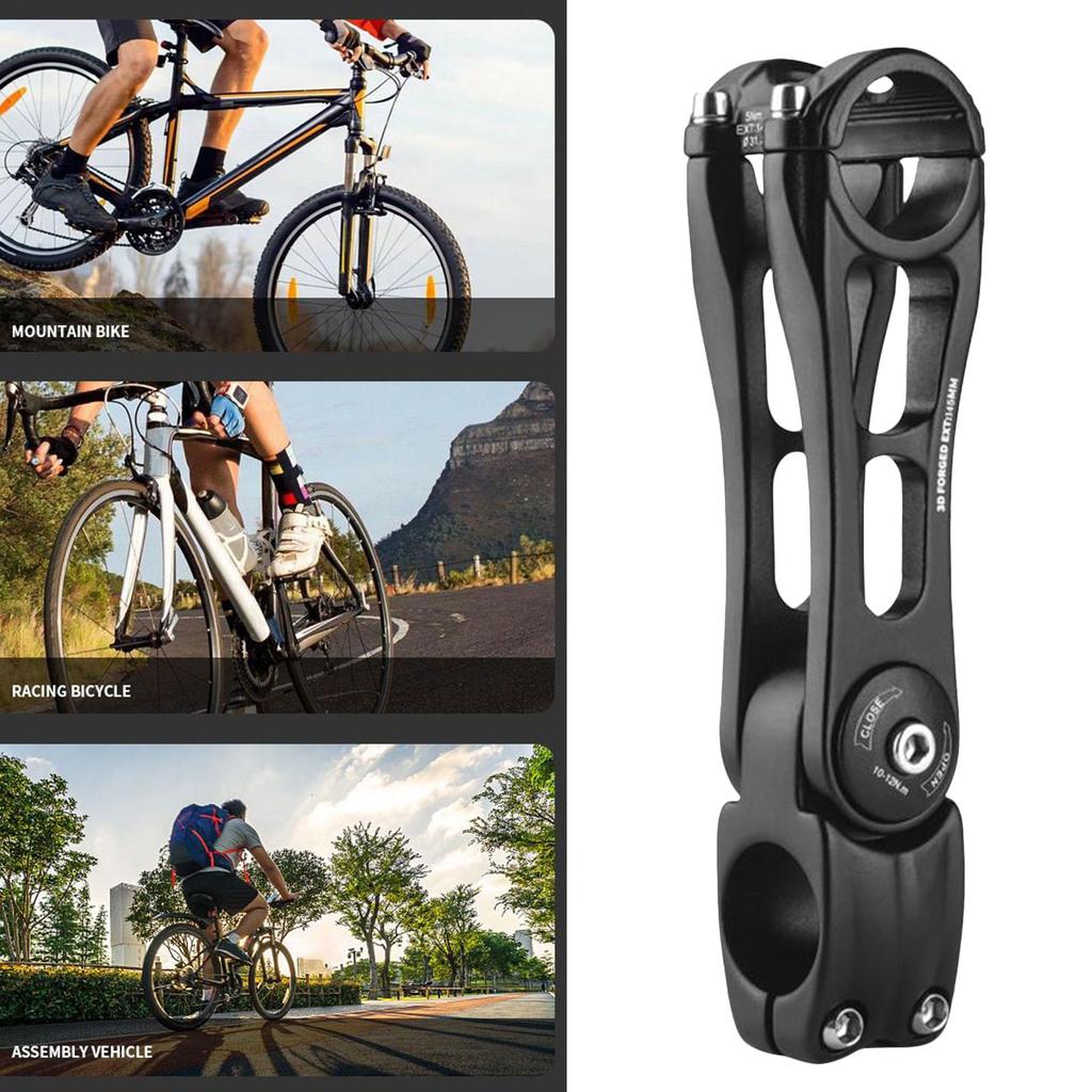 Bike Stem 31.8mm Bike Handlebar Stem Riser Lightweight Cycling Extender For City Commuting Fitness Training Trail Climbing Group