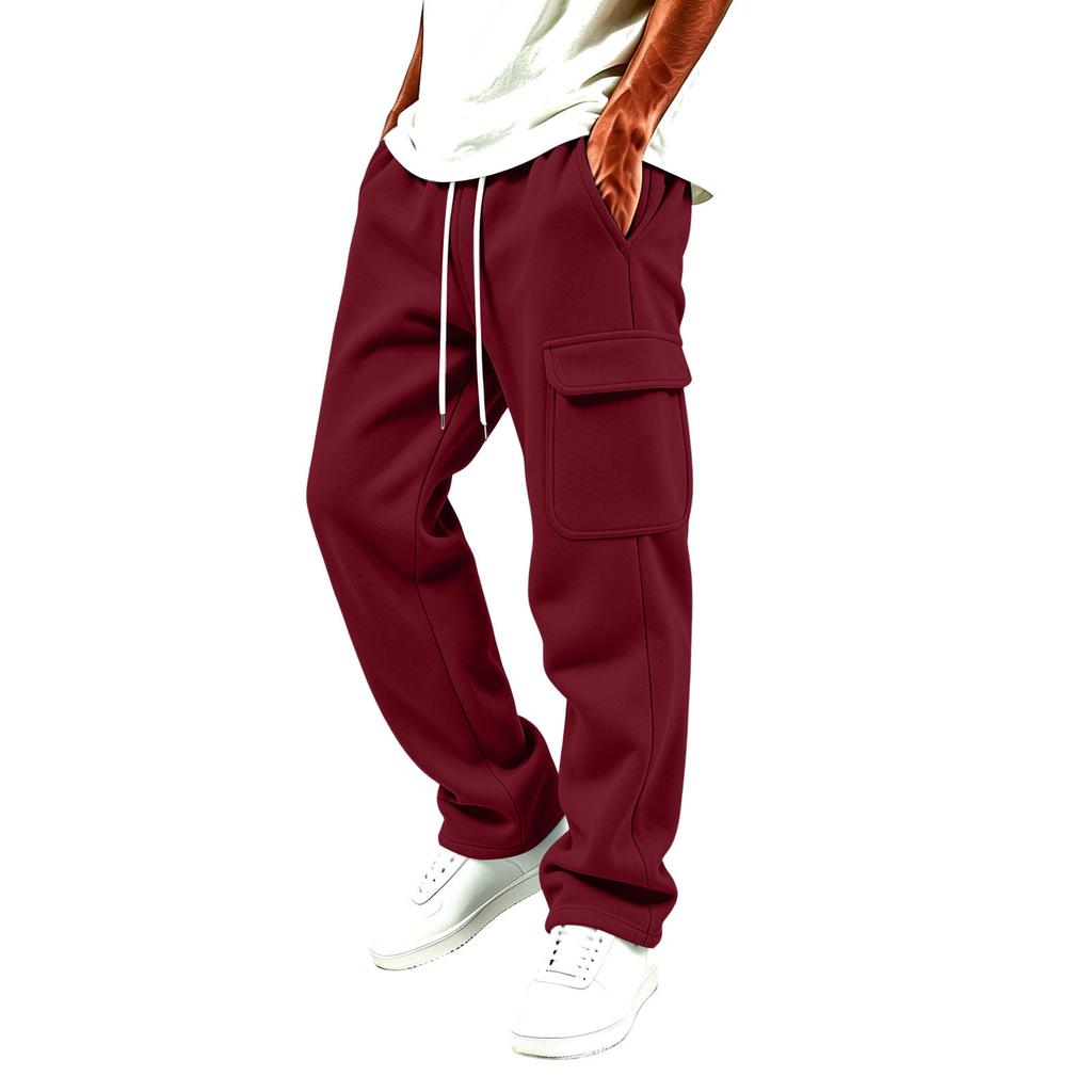 Men's Color Casual Sweatpants with Pockets for Everyday Wear