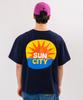 BIGWAVE COLLECTIVE Sun City Smile Boxer Fit T-Shirt (Navy)