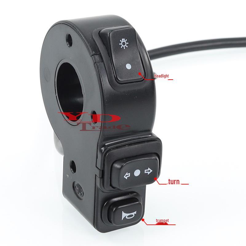 ATV & Motorcycle Multi-Function Switch: Headlight, Turn Signal, Horn