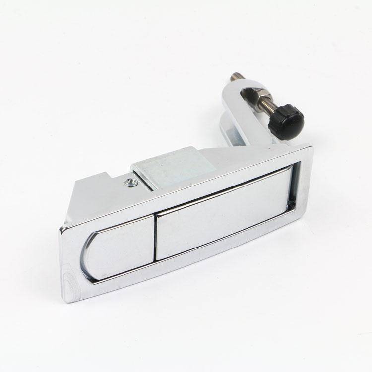 Flat Push Button Flush Paddle Latch Recessed Compression Lock Adjustable Panel Handle for Tool Box Trailer Equipment Enclosure Zinc Alloy белый