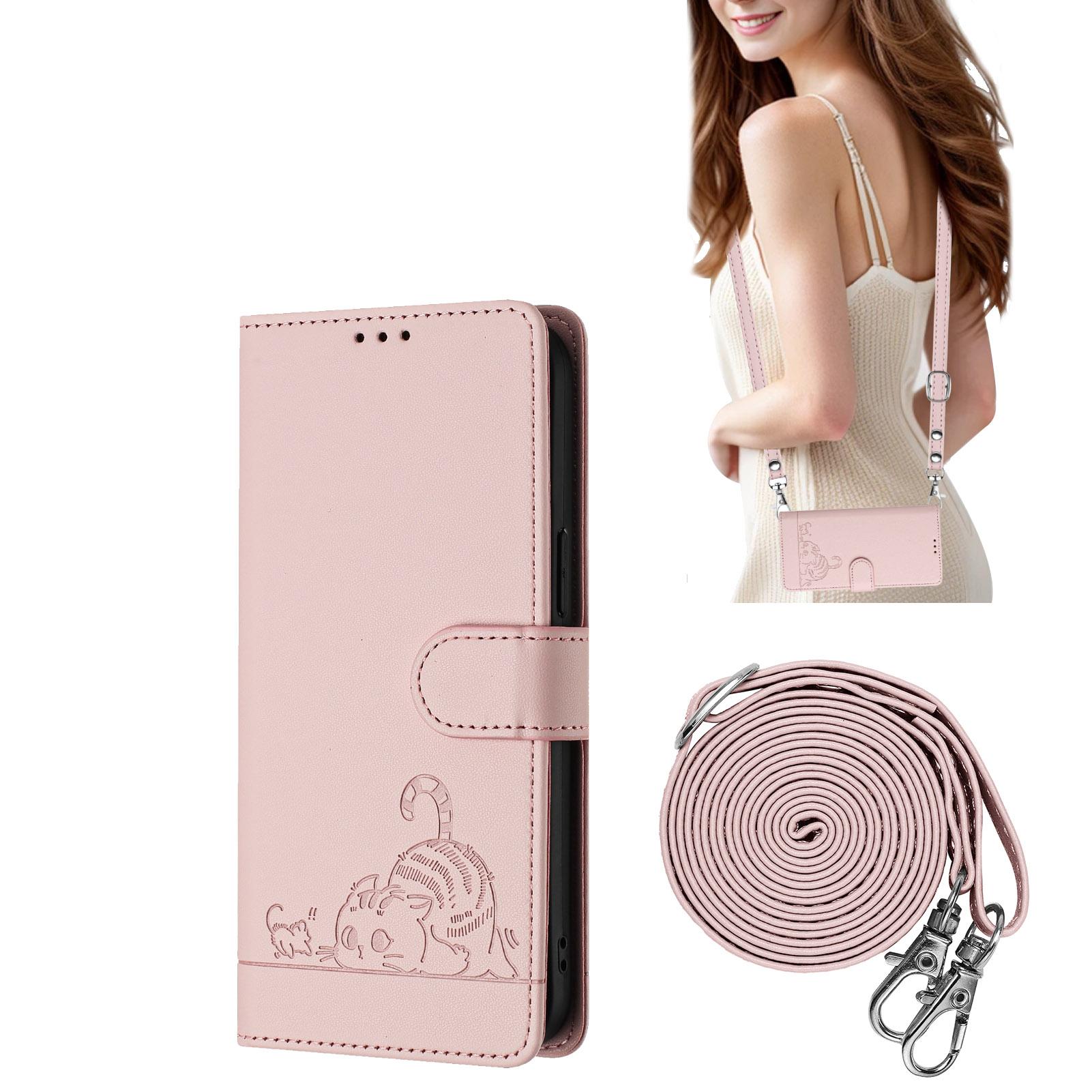 

Чехол для телефона из кожи через плечо, держатель для карт, кошелек, чехол для мобильного телефона, подходит для Samsung Galaxy S9 Plus, Samsung S8, S7, S6 Edge, люкс Samsung S10 lite