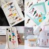 50Pcs/Set Retro Pop Girls PET Stickers Waterproof DIY Fashion Doodle Decals Stickers