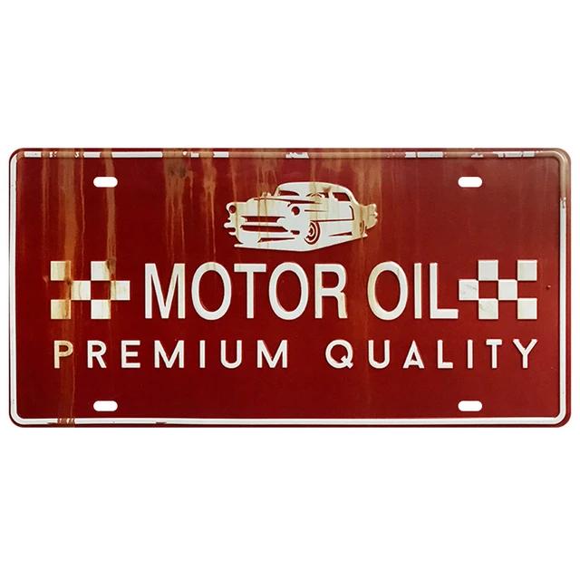 Vintage VW Bus Tin Sign Surf Plate License Metal Signs  Motor Oil Poster for Pub Bar Cafe Garage  Retro Wall Art Decor