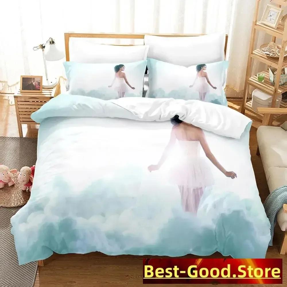 Sexy Selena Gomez Beding Set Single Twin Ful Quen King-Sized Dimensionsd Dimensions Bed Linen Set Adult People Kid Bedrom Duvetcover Sets Anime Parure
