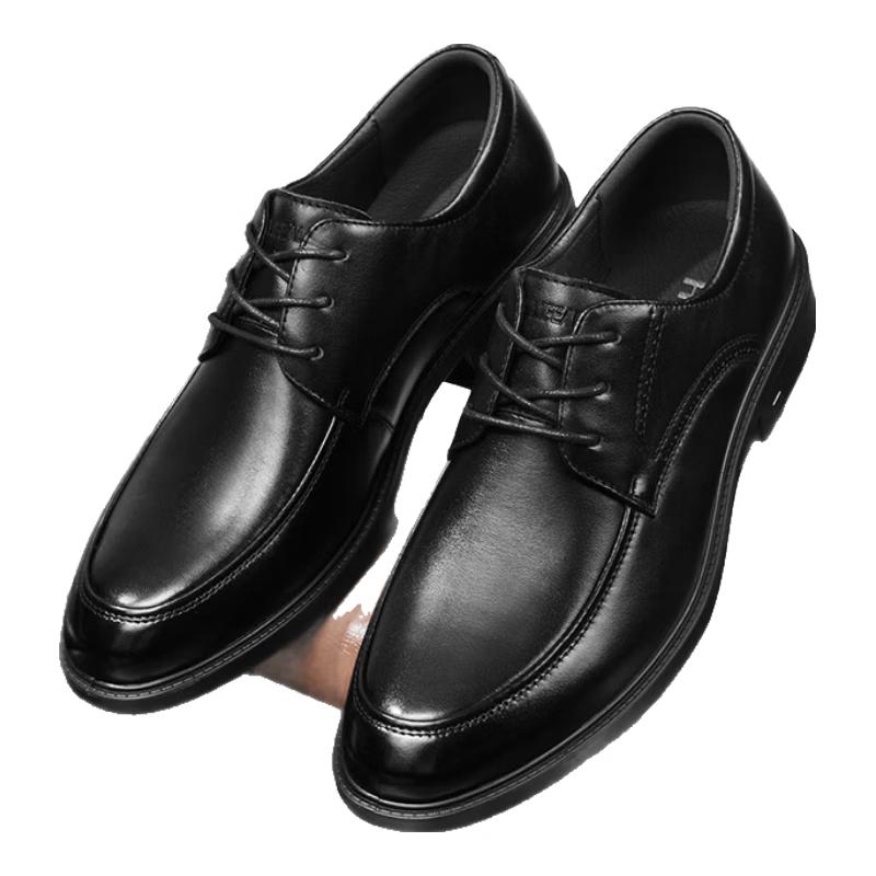 HLA Men s First-Layer Leather Business Casual Shoes 42