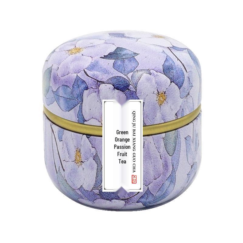 Goddess Festival Gift Box: Peach Osmanthus Oolong & Rose Black Tea in Small Iron Cans
