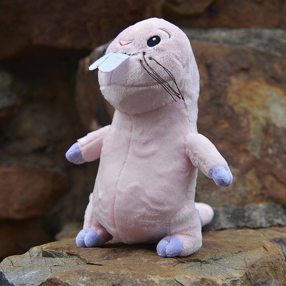 Pink Big Teeth Marmot Plush Toy Cartoon Stuffed Animal Doll Decoration Cute