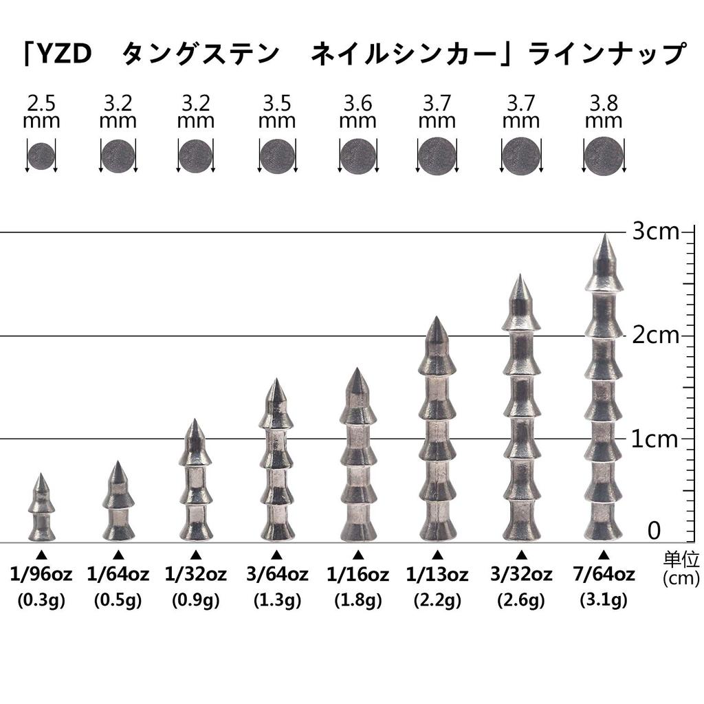 YZD High Sensitivity Stainless Steel Bullet 21g Sinker, 3/4oz (20 Pieces)