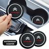 Auto-Becherhalter Wasserschlitz Anti-Rutsch-Matte Pad Emblem Innenzubehör für Citroen C2 C3 C4 C5 C6 C8 C4L DS3 DS4 DS5 DS5LS DS6