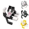 Animal Series 62Pcs Moc Blocks Cat Figires Diy Construction Blocks Kids Education Toys For Kids Birthday Present