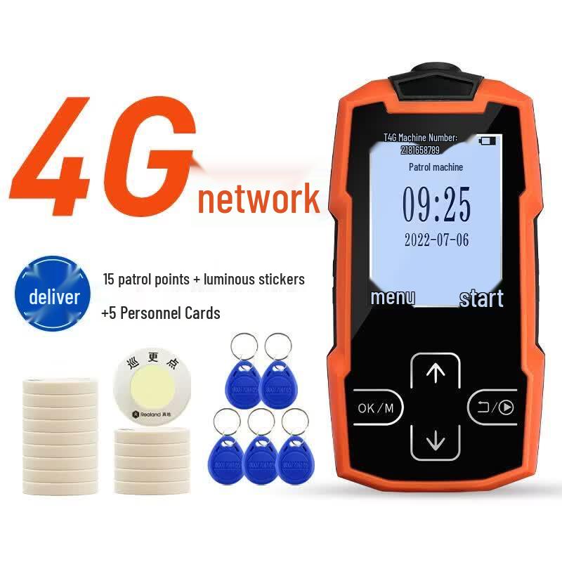 Realand 4G Real-time Upload Guard Tour System CN plug (adapter included)