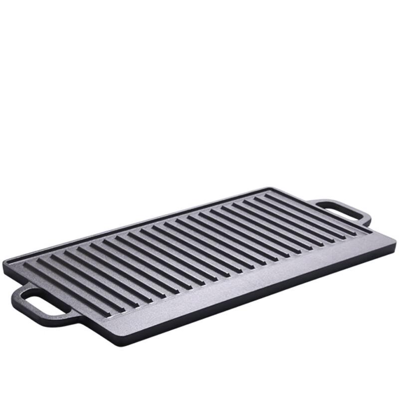 SMVP Cast Iron Striped Grill & Frying Pan