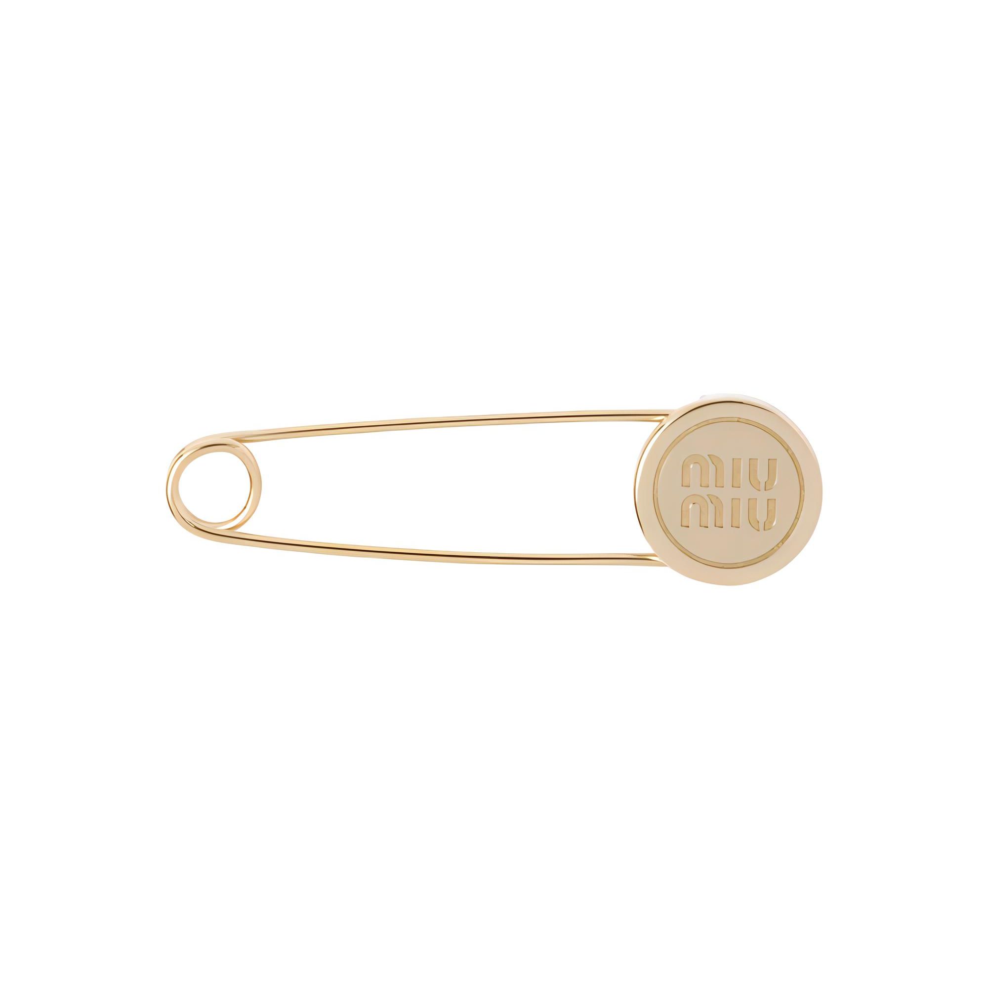 

Miu Miu Logo Letter Brooch Women accessories Gold 5JS125_2F5I_F0056 Gold,F