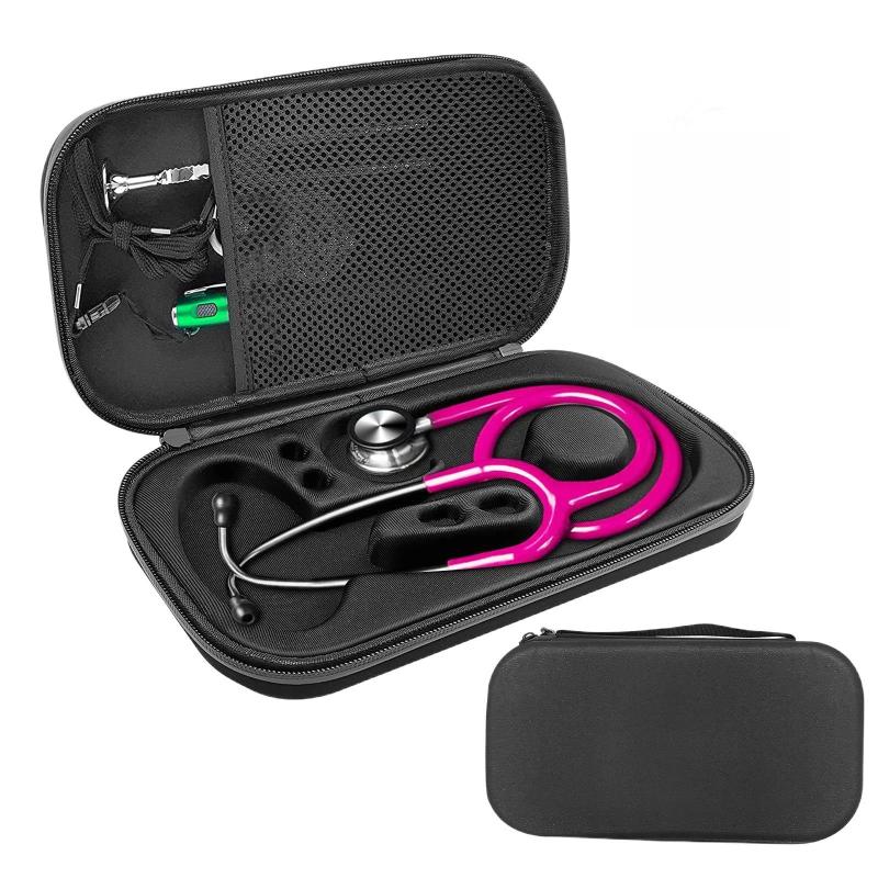 Portable Stethoscope Storage Box EVA Hard Medical Organizer Carry Bag Protective Case For Nurse Home School Travel