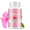 Capsule di ibisco biologico, di origine vegetale, polline biologico, facilmente assorbibili, adatte agli adulti.