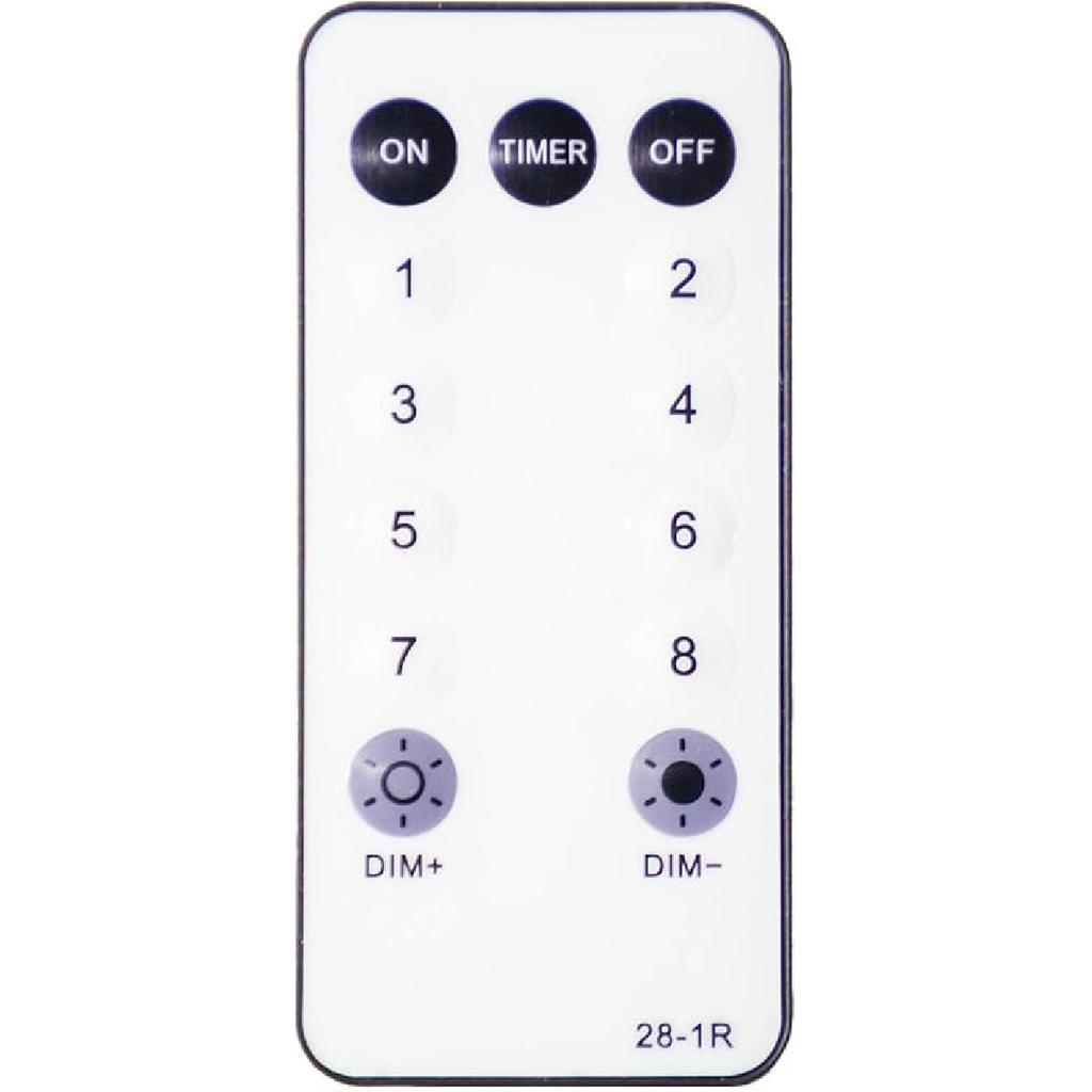 Suddus Remote Controller, IR Remote Control 8 Modes, Dimmable, Timer, Ten-Level dimming