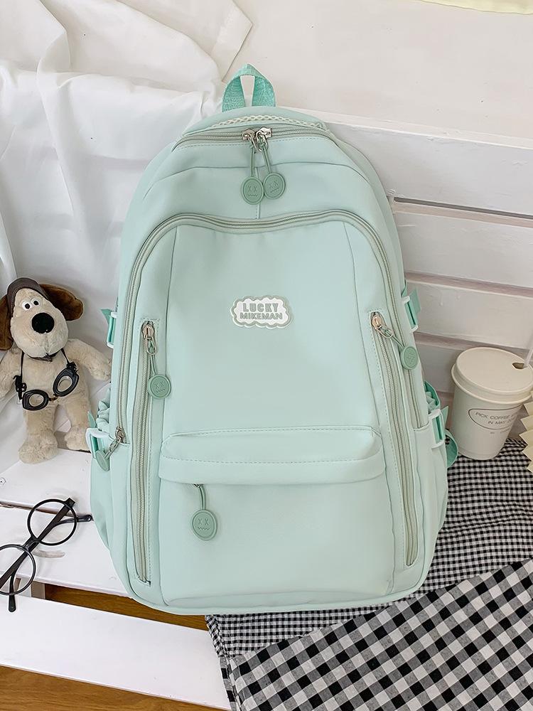 Schoolbag1011 New Backpack Large Capacity Backpack Travel School Bag Girls College Students High School Students Junior High School Students Primary