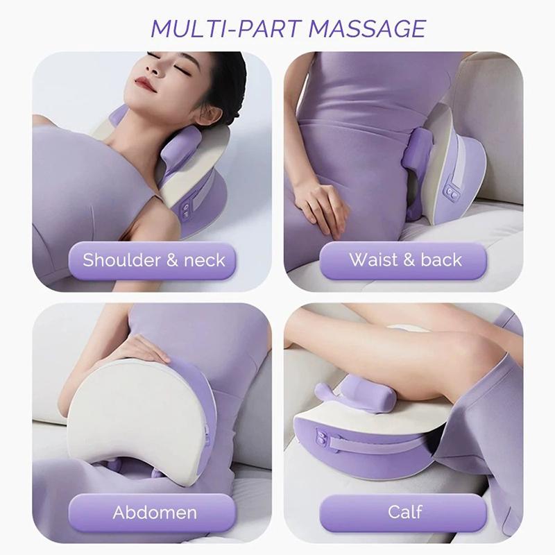 2026 NEW Neck Cervical Massage Pillow Rechargeable 6D Ergonomic Neck and Shoulder Massager Knead Waist Leg Trapezius Massage