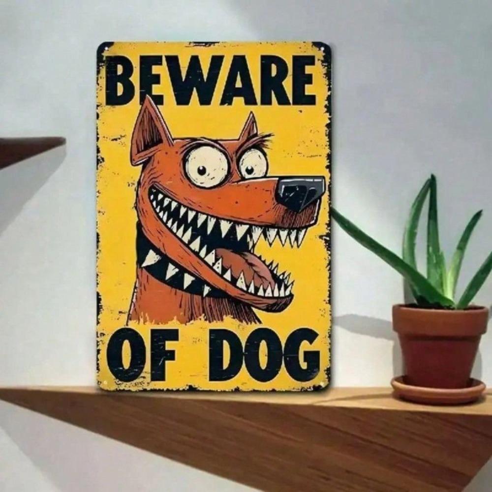 Retro Vintage Dog Mom Tin Sign 8x12 Inch Wall Decor for Home Kitchen Bar Garage Dog House