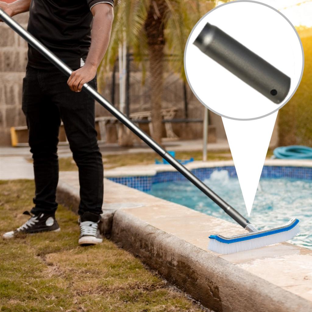 Swimming Pool Cleaning Reinforcement Net Pole, 0.276-Inch Aperture, Compatible With Various Cleaning Net Heads, Aluminum Alloy Material, Proof