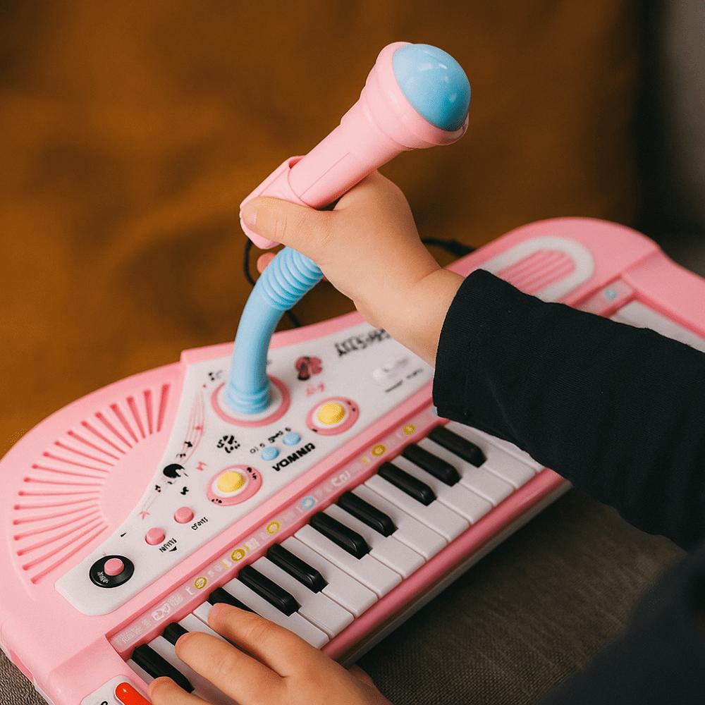 Simulation 37 Key Piano Musical Toy Plastic Kids Electronic Piano  Intelligent Development