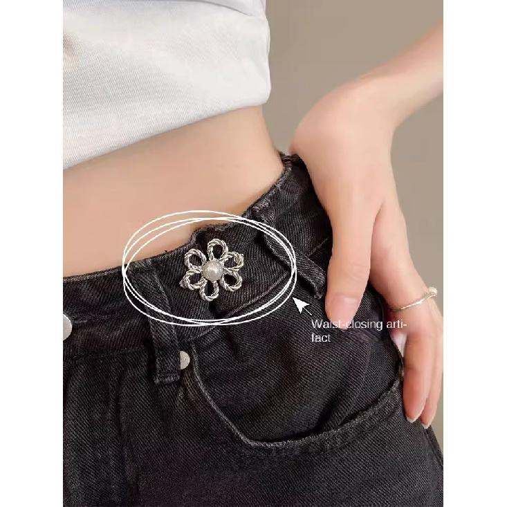 Jeans Waist-Tight Artifact Nail-Free Sewing Free Pin Waist of Trousers Big Change Small Adjustment Tightening Anti-Exposure