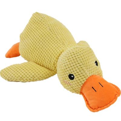 Dingdongpet Pet Quack Quack Giant Duck Attachment Doll, Yellow, 1 Piece