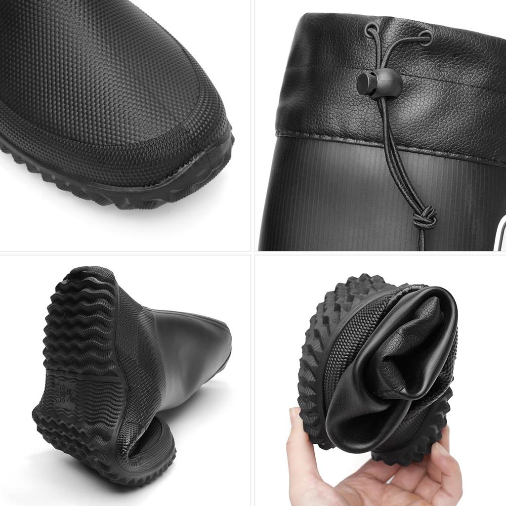 Foldable Rain Boots for Women and Portable and Perfect for Farm Rainy and Outdoor Activities [Lvptsh] Men, Lightweight, Work, Gardening, Season,